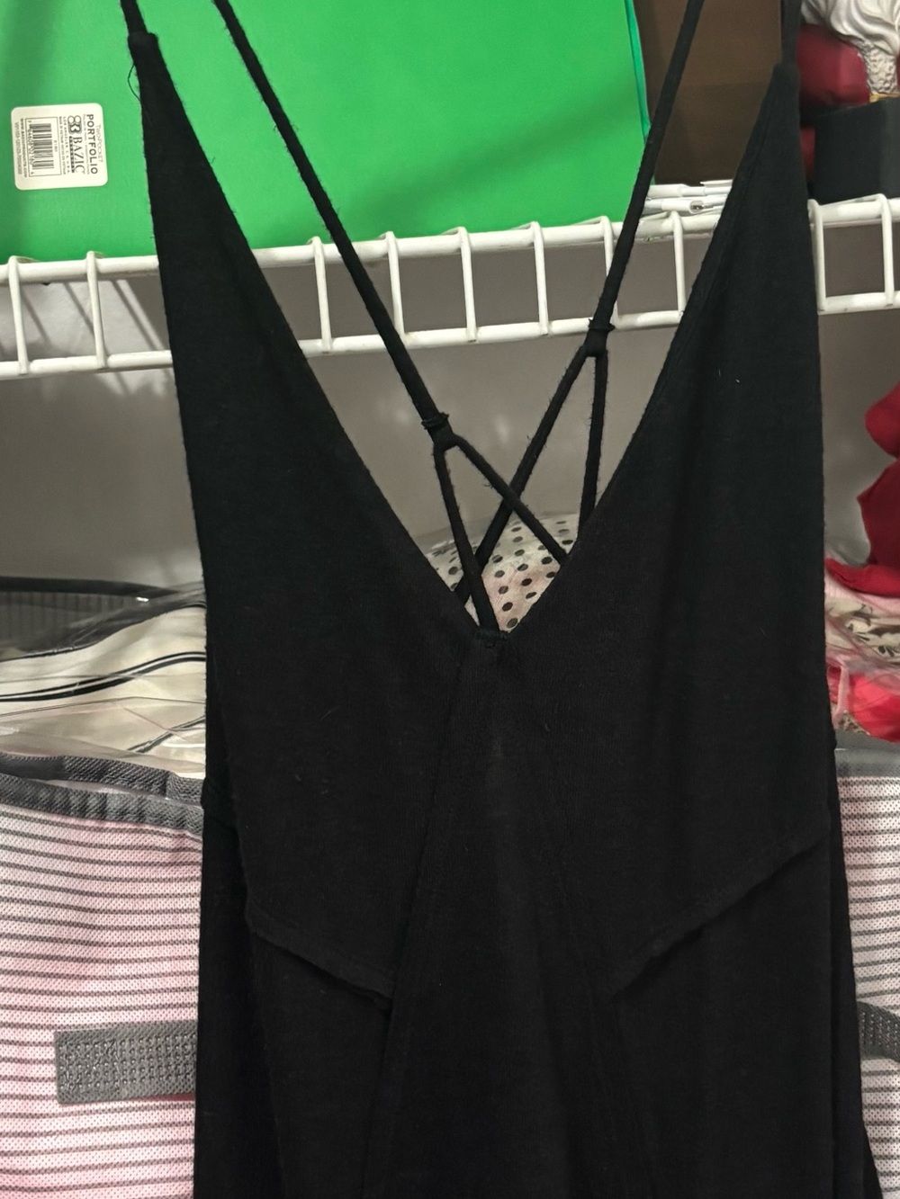 Free People Black Spaghetti-Strap Maxi Dress - Picture 3 of 4